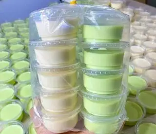 10 hộp TÀU HỦ SINGAPORE size M - 110.000 ₫ tại WIN FOOD - Tàu Hủ Singapore & Bánh Flan Tươi - Nguyễn Tư Nghiêm