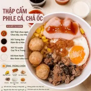 Hình ảnh Bún/ Mì trộn thập cẩm phile cá
