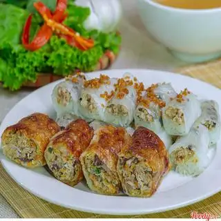 Hình ảnh Bánh cuốn nhân thịt nem tôm