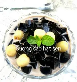 Hình ảnh sương sáo hạt sen + đá