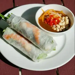 Hình ảnh Gỏi cuốn tôm/ thịt - 3 cuốn - tương hoặc mắm nêm 