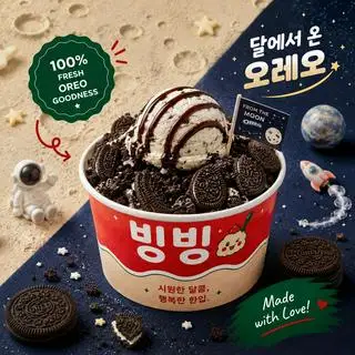 Hình ảnh Oreo đến từ mặt trăng - 달에서 온 오레오