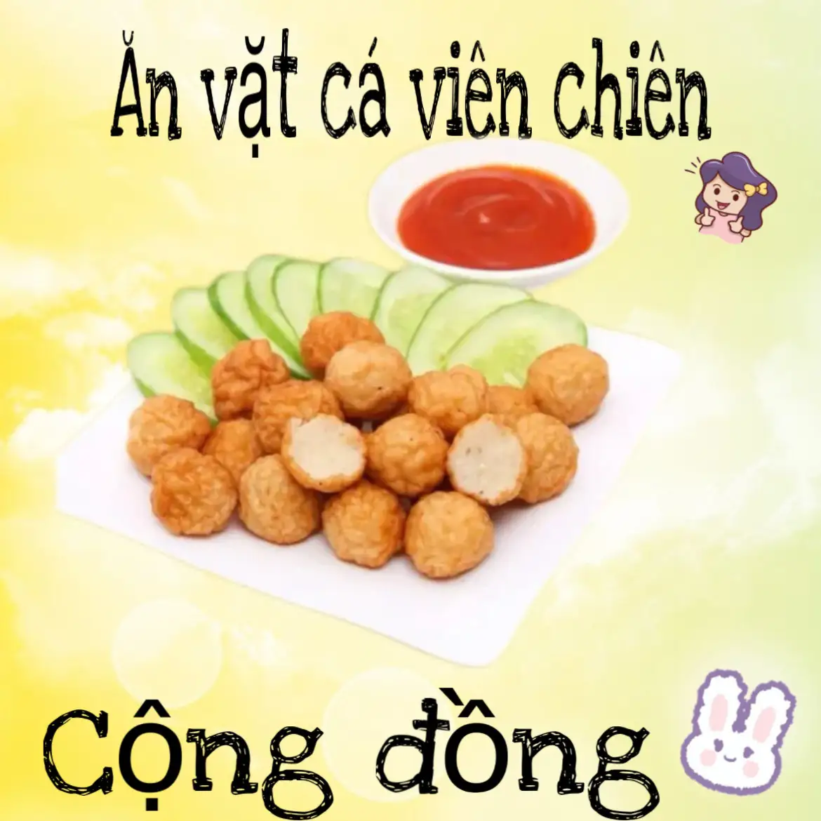 Tôm Viên Chiên - 5 Viên - 10.000 ₫ tại Ăn Vặt & Cá Viên Chiên Cộng Đồng - Nguyễn Cảnh Chân