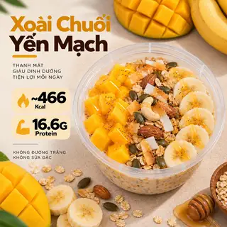 Hình ảnh Xoài Chuối Yến Mạch