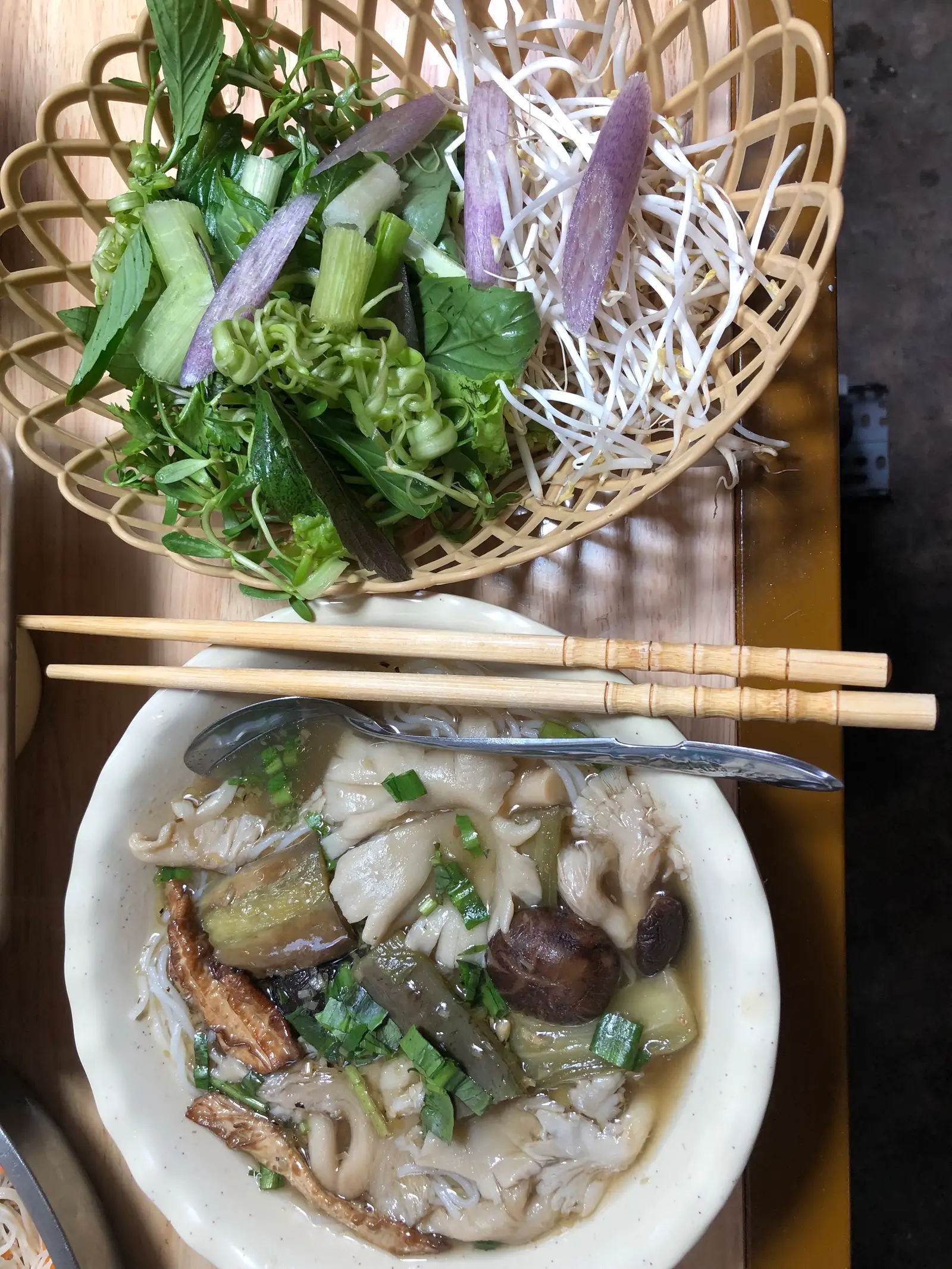 Thứ bảy : bún mắm chay  - 35.000 ₫ tại Ẩm Thực Chay Cô Xuân - Nguyễn Bặc
