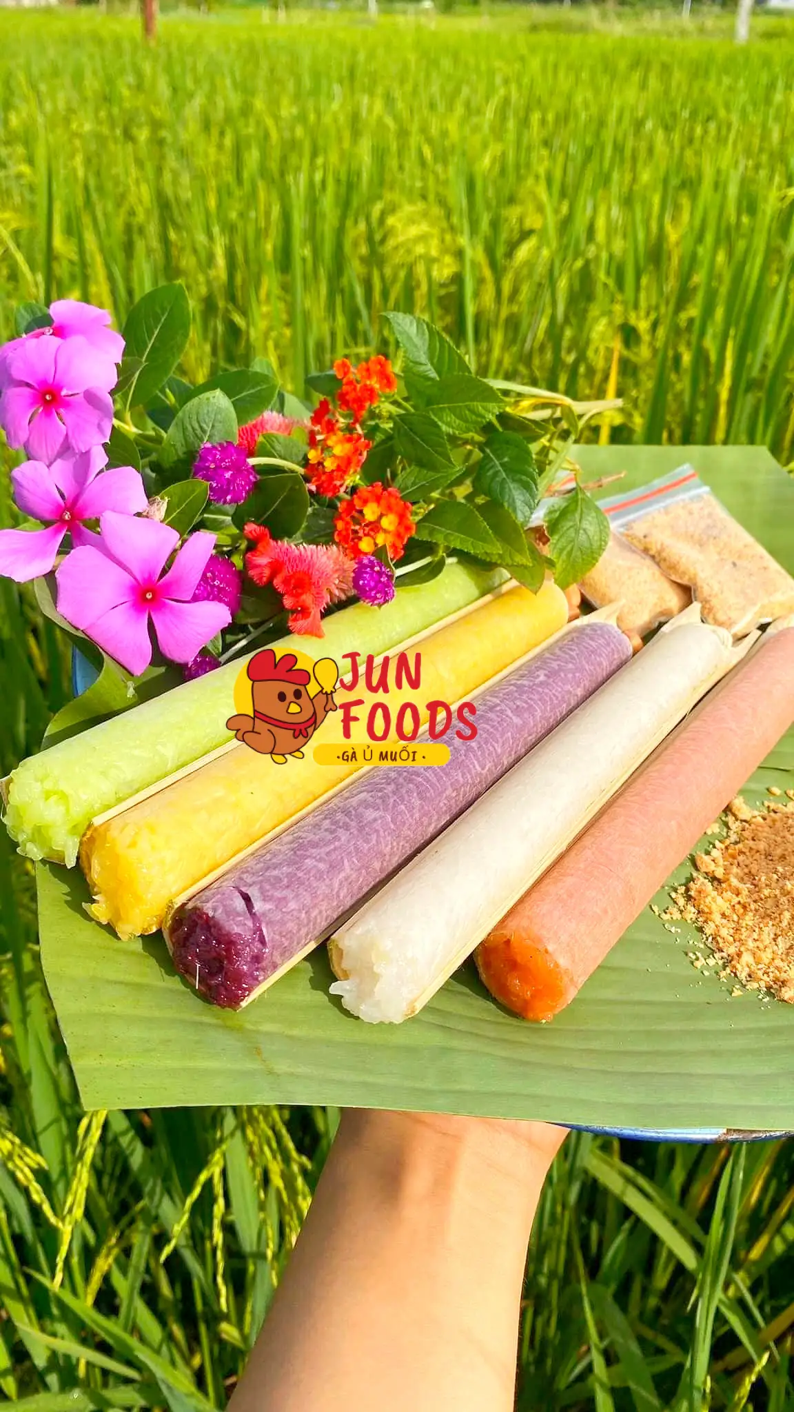 1 Ống Cơm Lam Đặc Sản Tây Bắc - 30.000 ₫ tại Jun Foods - Gà Ủ Muối Hoa Tiêu, Chân Gà & Ăn Vặt - Chu Văn An