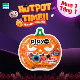 Hình ảnh Playmore Kẹo Dẻo Bí Ngô Ma Quái 36G Giảm 4,000Đ