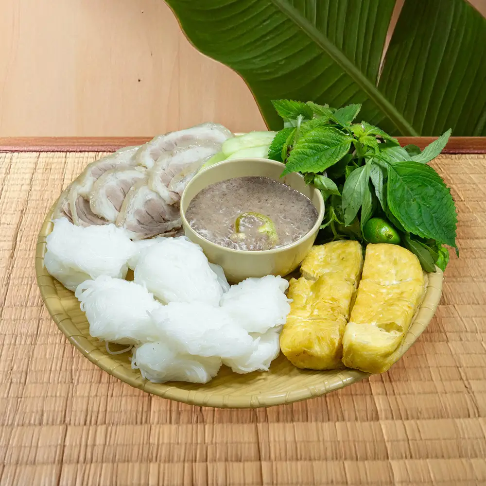 Hình ảnh Bún đậu thịt luộc (1 topping)