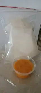 Hình ảnh bánh tráng chấm muối béo túi zip 