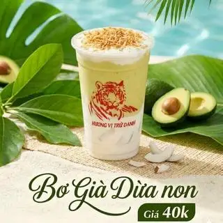 Hình ảnh Bơ già dừa non