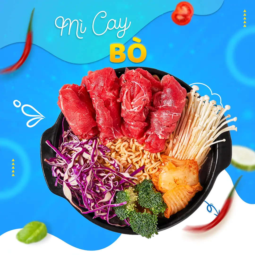 Mì Cay Bò - 73.866 ₫ tại Mì Cay Trái Ớt - Tô Ngọc Vân