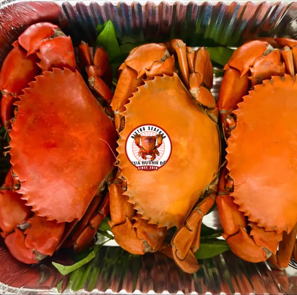 3 Cua Thịt Size Nhỏ Hấp  - 279.000 ₫ tại Tiệm Cua Huỳnh Đế - Cua Cà Mau Hải Sản Chế Biến - Huỳnh Văn Bánh