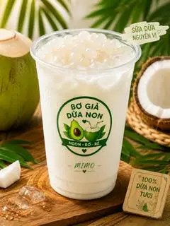 Hình ảnh Sữa chua cốt dừa trân châu 3Q