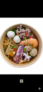 Bún Thái hải sản bò viên - 75.000 ₫ tại Bún Thái & Cơm Phủ Trứng - Võ Oanh