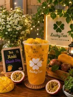 Lục Trà xoài chanh leo - 36.000 ₫ tại Tiệm Trà May Mắn - Đường Số 100