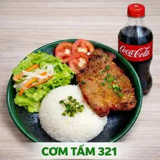Cơm sườn - coca - 48.000 ₫ tại Cơm Tấm 321 - Lê Quang Định
