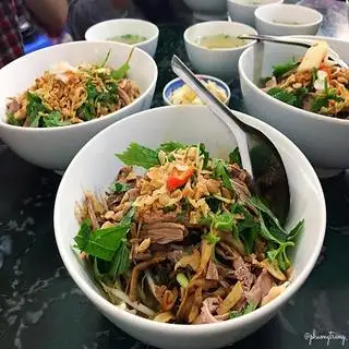 Hình ảnh miến trộn mọc mề
