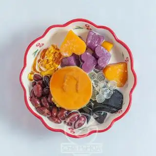 Chè flan khoai dẻo đậu đỏ - 35.000 ₫ tại Chè MsHoa - Chè Ít Ngọt - Rạch Bùng Binh