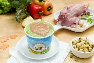Hình ảnh Cháo bồ câu đậu xanh