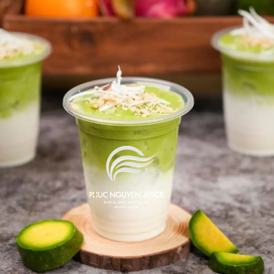 Hình ảnh Sinh tố bơ dừa