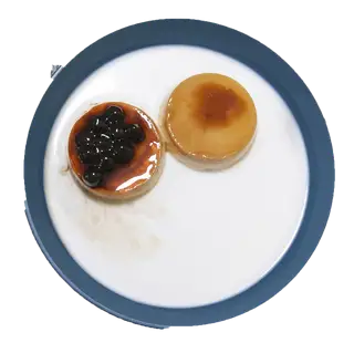 10. 2 Flan (café sữa nước cốt dừa,trân châu) - 25.000 ₫ tại Chè Tàu Hủ Bà Bổng - Lê Quang Định