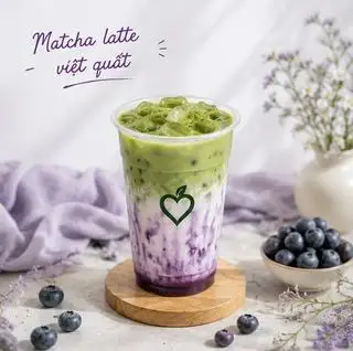 Hình ảnh Matcha Việt quất