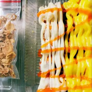 Hình ảnh bánh tráng cuốn mix mayonnaise, Bơ 