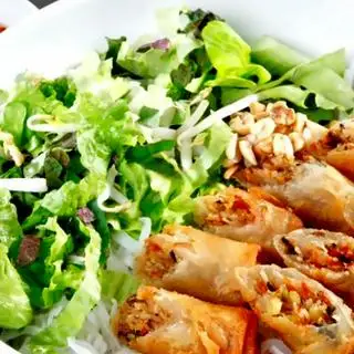 Bún chả giò - 45.000 ₫ tại Thiên Kim - Bún Thịt Nướng & Cá Viên Chiên - Võ Văn Kiệt