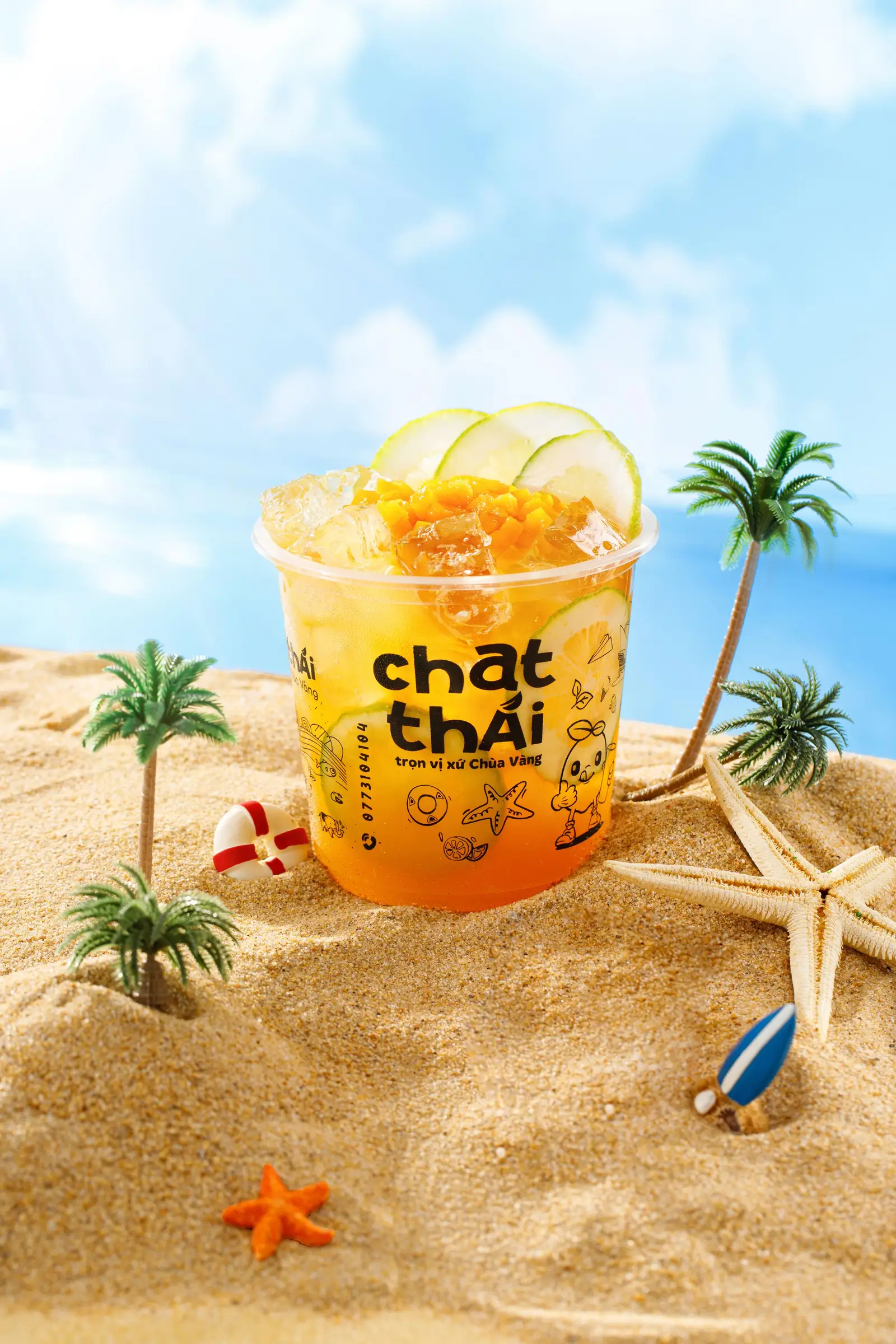 Hình ảnh Trà Xoài Chanh Thơm