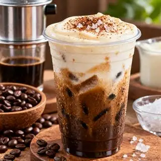 Hình ảnh cà phê kem muối 