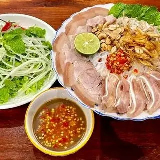 Bún mắm Nêm Thịt Luộc - 50.000 ₫ tại Bún Thịt Nướng Út Nương - Bánh Xèo Miền Trung - Nguyễn Gia Trí