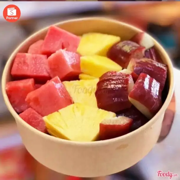 Hình ảnh Box mix dưa hấu - dứa - roi