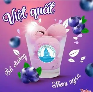Hình ảnh Sữa chua việt quất