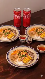 Hình ảnh Cơm tấm Long Xuyên - Coca (nguyên bản/ light)