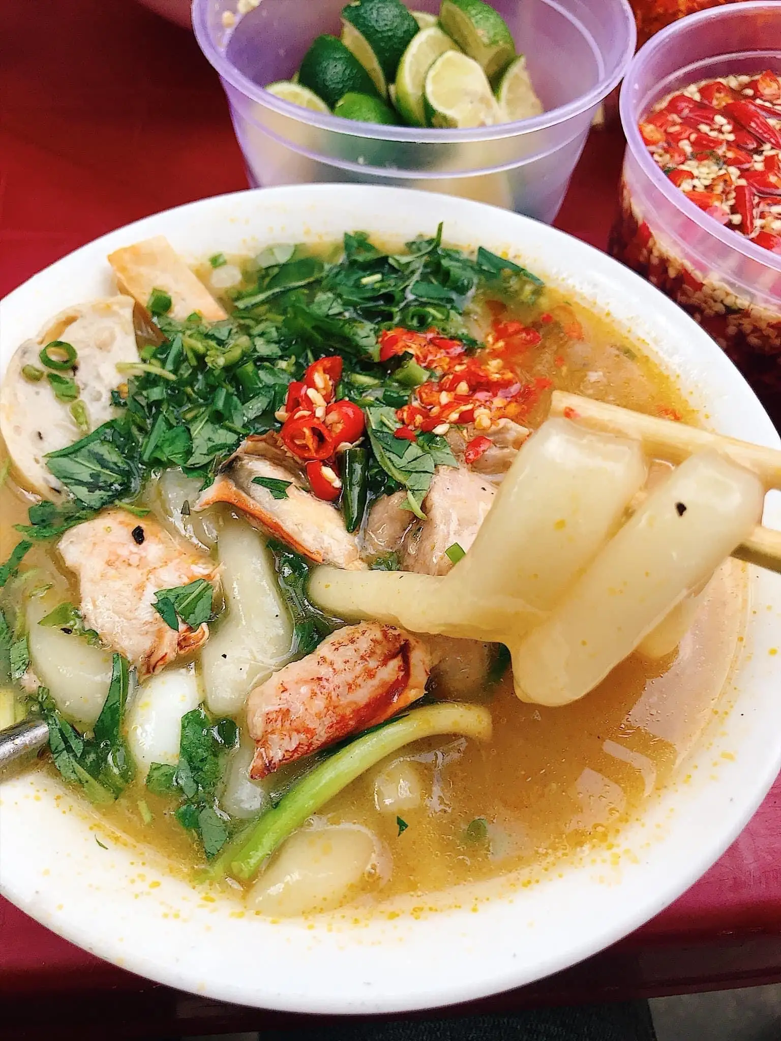 Bánh Canh Cua Chả  - 51.000 ₫ tại Mạ Tôi - Bánh Canh Cua Bột Gạo Huế - Vạn Kiếp