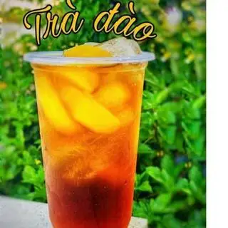 trà đào - 30.000 ₫ tại Cà Phê Pha Máy - Trà Trái Cây - Hồ Thị Kỷ