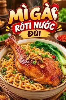 Hình ảnh Mì Gà Rôti Nước - Đùi