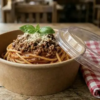 MỲ Ý BÒ BẰM SỐT CÀ CHUA - 149.000 ₫ tại Quao - Tacos & Ăn Vặt - Vườn Lài