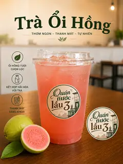 Hình ảnh Trà Ổi Hồng