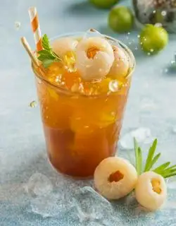 Hình ảnh Trà Vải Bạc Hà