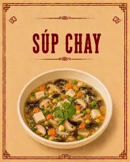 SÚP CHAY  - 32.000 ₫ tại Chay 757 - Hủ Tiếu Chay & Bún Riêu Chay - Vườn Chuối
