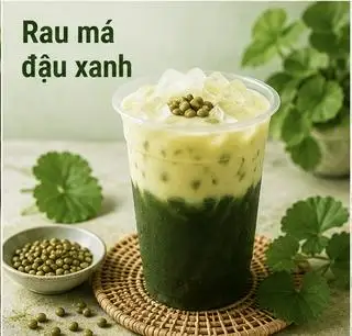 Hình ảnh Rau má đậu xanh