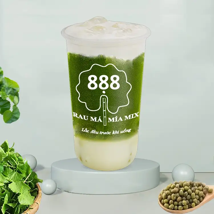 Rau má mix đậu xanh - 25.000 ₫ tại Rau Má & Mía Mix 888 - Gò Dưa