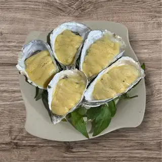 Hình ảnh Combo 5 con hàu nướng sốt trứng muối