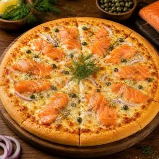 Pizza Phô Mai Cá Hồi - 119.000 ₫ tại Ahu Foodies - Pizza, Mì Ý & Nem Nướng Nha Trang - Phạm Ngũ Lão
