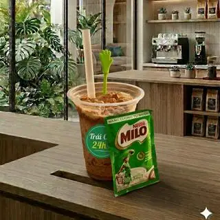 Milo dầm + trân châu trắng 700ml - 30.000 ₫ tại Trái Cây 24h - Bánh Tráng & Ăn Vặt - Đường 33