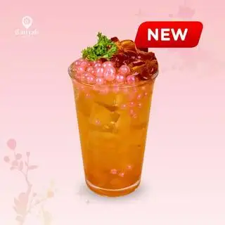 Hình ảnh Trà Mơ Má Đào Nhiệt Đới  ⭐  Tropical Apricot & Peach Tea