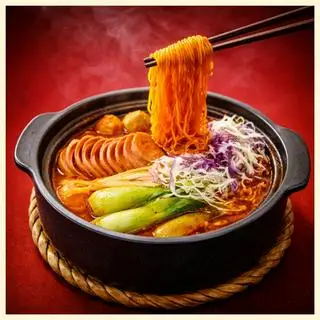 Hình ảnh Mỳ cay xúc xích
