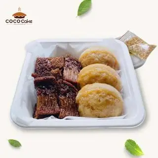 Set bánh mix 2 loại - bò nướng - bò hấp - 75.000 ₫ tại COCOCake - Bánh Bò Thốt Nốt Nướng - Nguyễn Thị Minh Khai