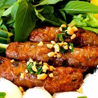 Bò lá lốt mỡ chài - 45.000 ₫ tại Quỳnh Như - Bò Lá Lốt & Bún Thịt Nướng - Đường 49